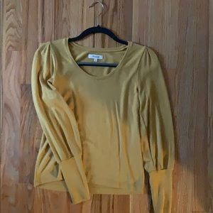 Golden Yellow Madewell Soft Long-Sleeve Top